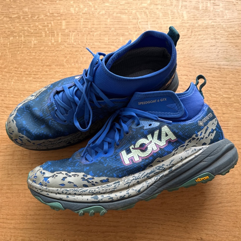 Size 11 D- Hoka One One HOKA Speedgoat 6 GORE-TEX Mid Blue